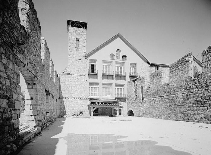 Historical photograph of the Cottonwood Paper Mill